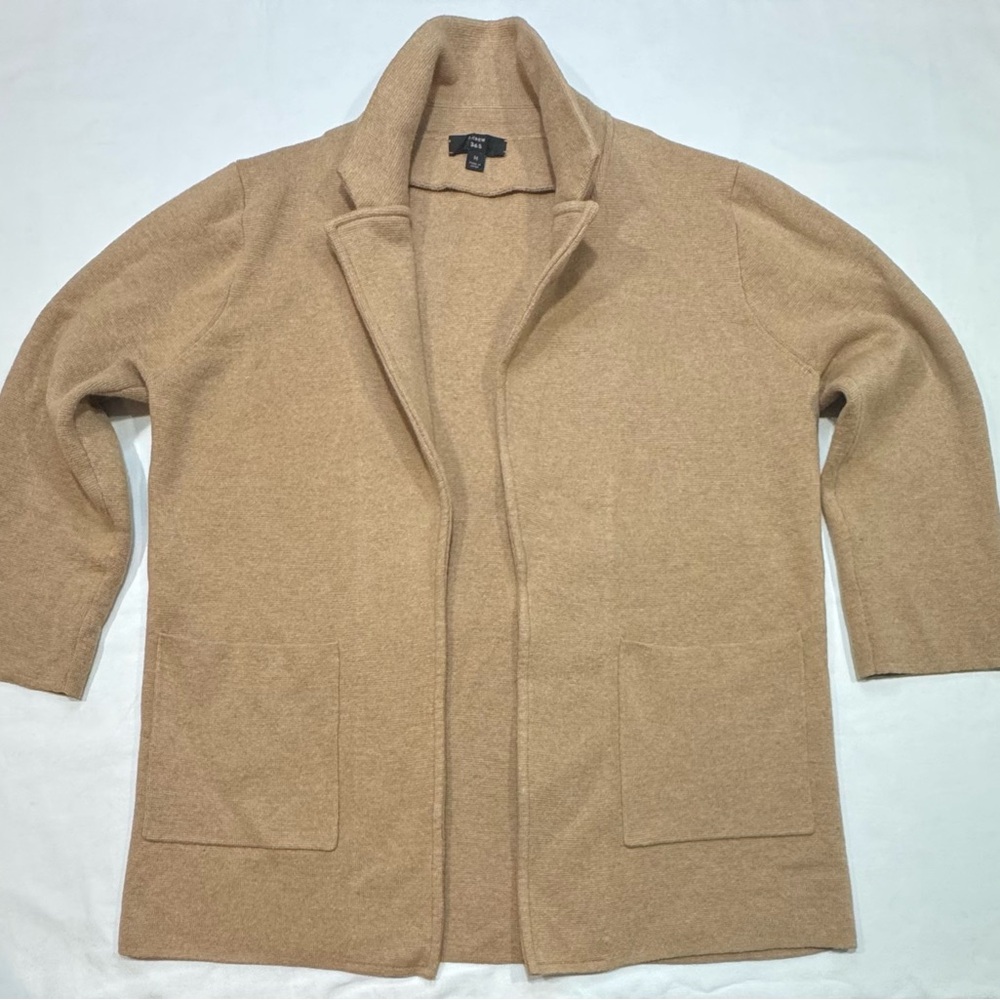 J. Crew 365 Sweater Khaki - Open Front Cardigan - Women’s Medium